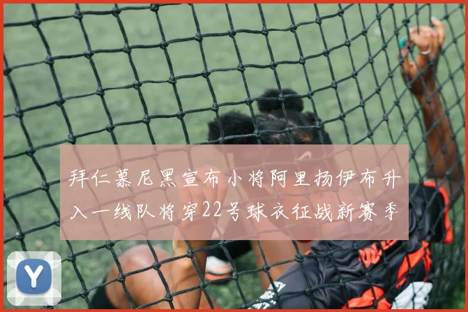 拜仁慕尼黑宣布小将阿里扬伊布升入一线队将穿22号球衣征战新赛季